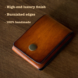 Nelson Handcrafted Full Grain Leather Wallet