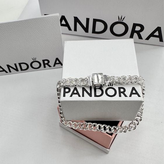 Pandora Timeless Pavé Cuban Chain Bracelet