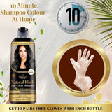 🖤 Kokila NO PPD Shampoo Hair Colour – Natural Black | For Women &amp; Men
