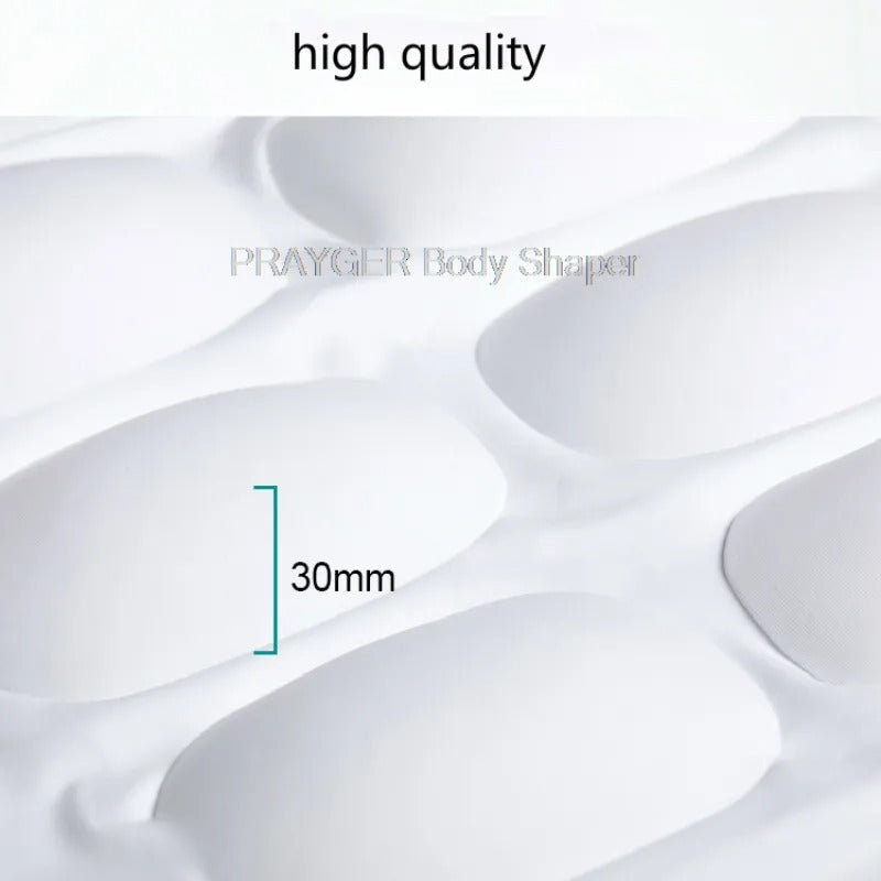 Men Shaper Muscle Chest Shoulders Padded Underwear Compression T-Shirts