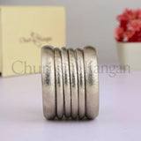 Matte Finish Bangles Set – (6-Pcs Set)