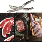 Rib Membrane Remover Kitchen Stainless Steel Tool for BBQ Rib Skin Removal