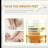 Rozino Turmeric & Vitamin C Hands And Foot Cream Woth Hyaluronic & Aloe Vera