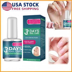 Keratin 3 Day Nail Growth Treatment, Keratin Amino Acid Nail Serum for Strengthener & Healthier Nails