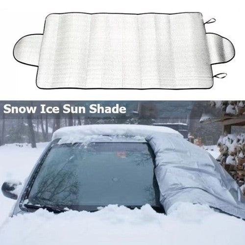 Windshield Cover for Snow, Reflective Ice Removal Sunshade