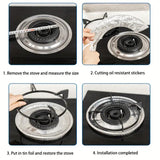 Aluminium Stove Protector - 10 Pcs